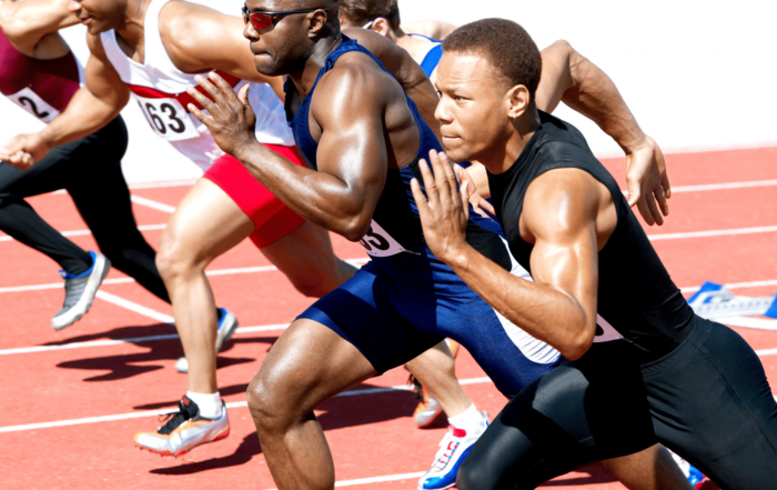 great athletes running
