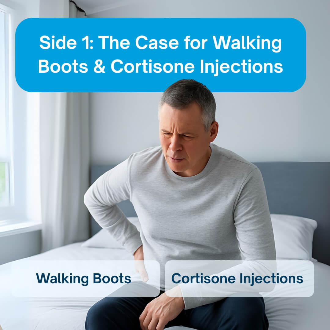 Side 1 The Case for Walking Boots & Cortisone Injections