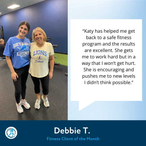 Client of the Month Debbie T.