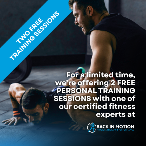 Offer of the Month Get Two Free Personal Training Sessions