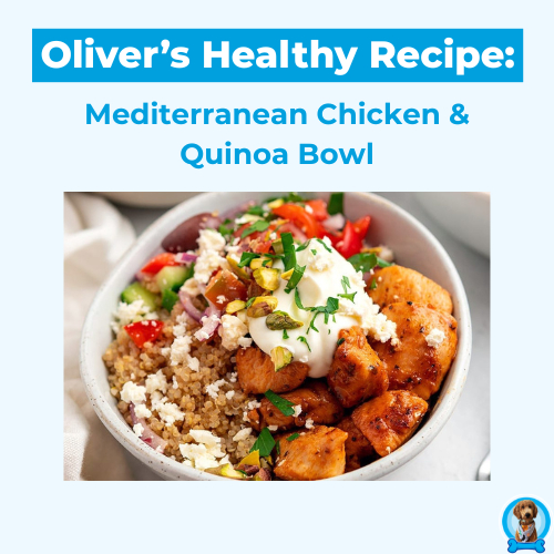 Olivers Healthy Recipe – Mediterranean Chicken & Quinoa Bowl Mediterranean Chicken & Quinoa Bowl