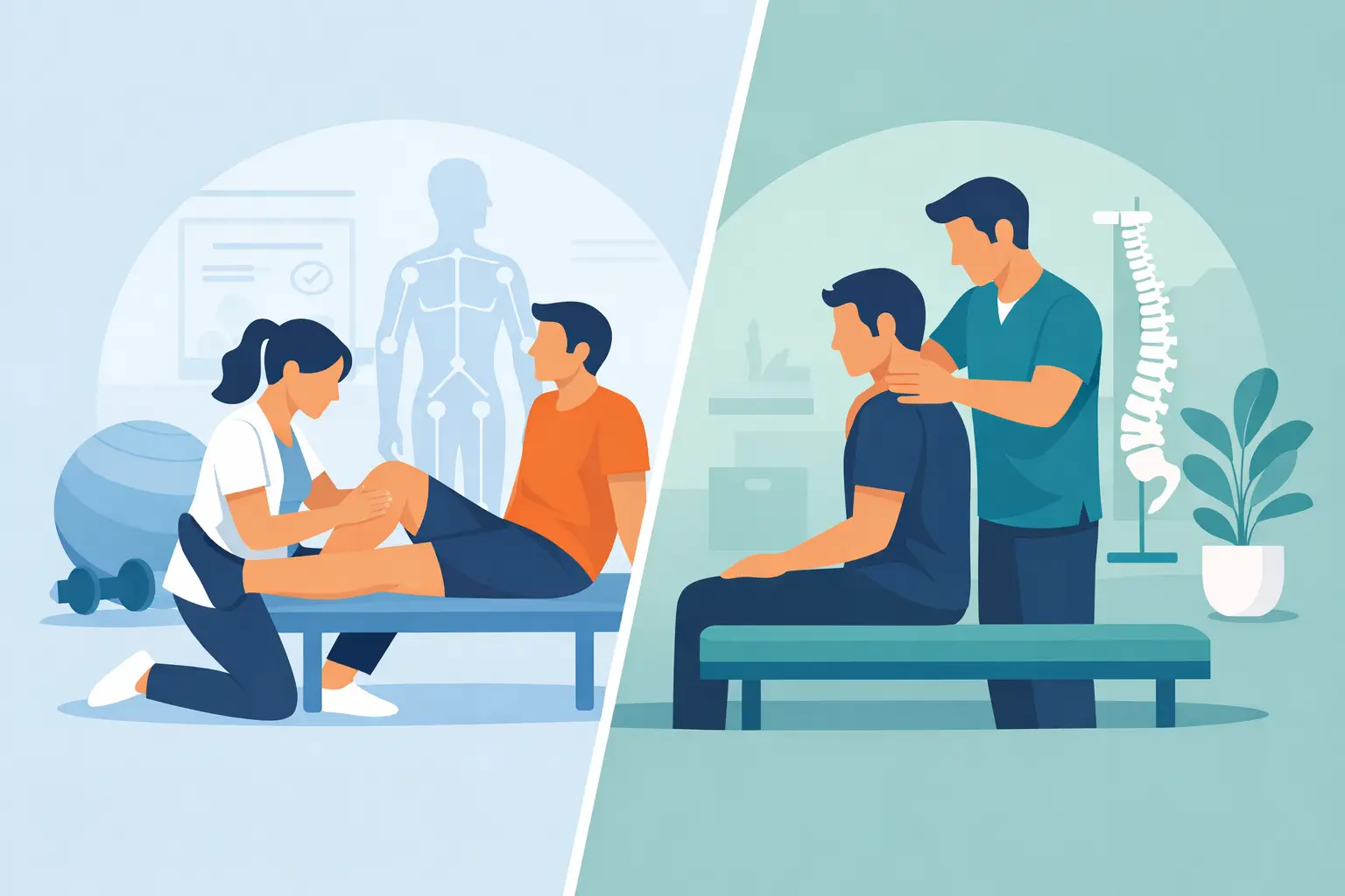 Physical Therapy Versus Chiropractic Care Compared